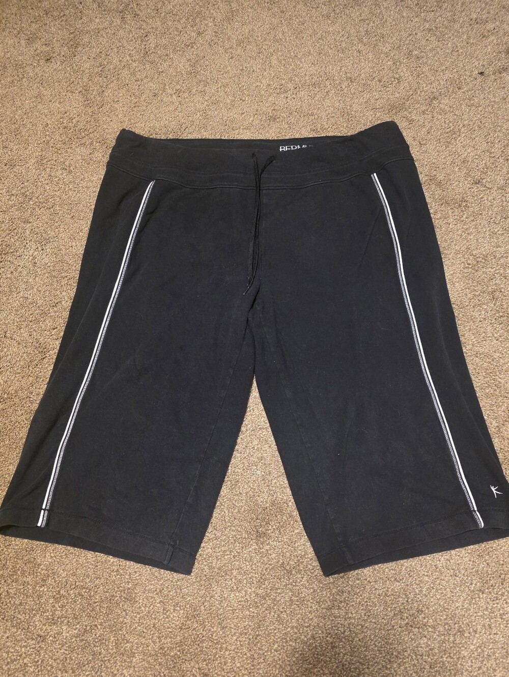 💓 3/$15 Danskin Now 2X Black Bermuda Capris